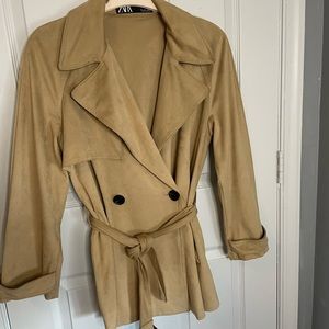 Zara Microsuede Jacket